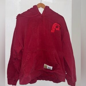 Philadelphia Phillies Mitchell & Ness Red Pullover Hoodie with Logo Tag